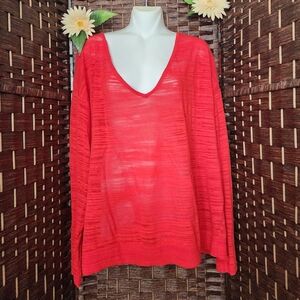 Lane Bryant Slim V-neck sweater with long S2 sleeves good condition